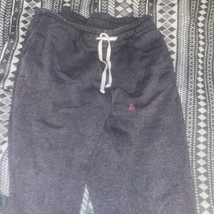 Gray sweatpants